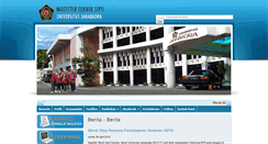 Desktop Screenshot of magistertekniksipil.janabadra.ac.id